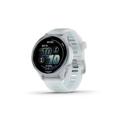 GARMIN Forerunner 570 Montre GPS 42 mm, Bleu Ciel Aluminium Blanc - Neuf