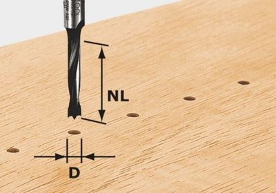 FESTOOL Foret pour chevilles hw S8 D6/30 z - 491067 - 