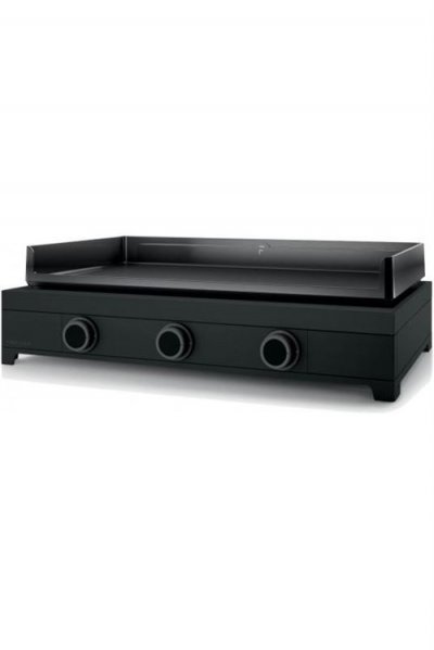 FORGE ADOUR  Plancha gaz 3 feux Modern Acier Noir 75 - MODERNG75AN