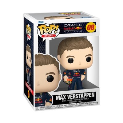 Formule 1 - Figurine Pop! Verstappen Avec Casque 9 Cm