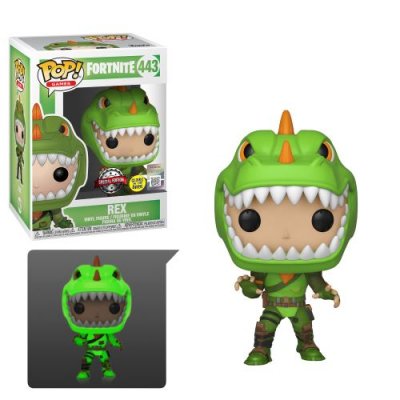 FUNKO Fortnite - Bobble Head Pop N&deg; 443 - Rex Gitd Special Edition