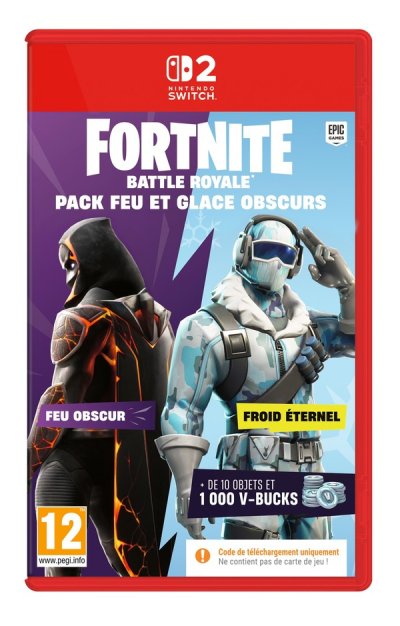 Fortnite Darkfire & Ice Bundle (code De T&eacute;l&eacute;chargement) SWITCH 2