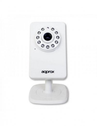 APPROX! Fotocamera IP  APPIP03HDP2P HD IR P2P micro SD Wifi Bianco