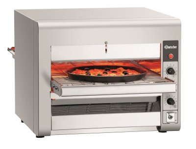 BARTSCHER Four &agrave; Pizza &agrave; Convoyeur en Inox   3,5 kW   