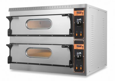 RESTO ITALIA Four &agrave; Pizza Double Electrique Professionnel TL D Big 26,4 kW 