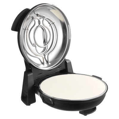 VEVOR Four &agrave; Pizza Electrique 30,5cm 1200W 5 Modes de Contr&ocirc;le de la Temp&eacute;rature Noir