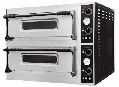  Four &agrave; Pizza Electrique Double 8 Pizzas de &Oslash; 32 cm - Combisteel 