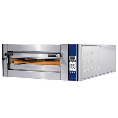 MASTRO Four &agrave; Pizza Electrique pour 6 ou 9 Pizzas &oslash; 350 mm, Contr&ocirc;le Electronique Virtus 
