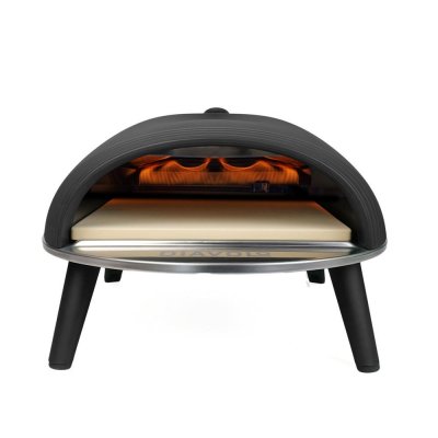 DELIVITA Four &agrave; Pizza Gaz Diavolo -  - Noir - l460- L1- P621- h317