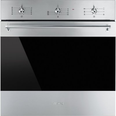 SMEG Four encastrable &eacute;mail lisse SF6381X Classica 70 litres 6 modes de cuisson