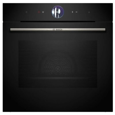 BOSCH Four encastrable pyrolyse HRG7764B1 S&eacute;rie 8 fonction vapeur 71 litres