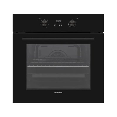TELEFUNKEN Four encastrable pyrolyse TFKMP64K2, 65 litres, Chaleur brass&eacute;e 
