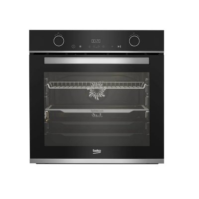 BEKO Four int&eacute;grable mutlifonction 71l 60cm &agrave; pyrolyse inox BBVM13400XPSE