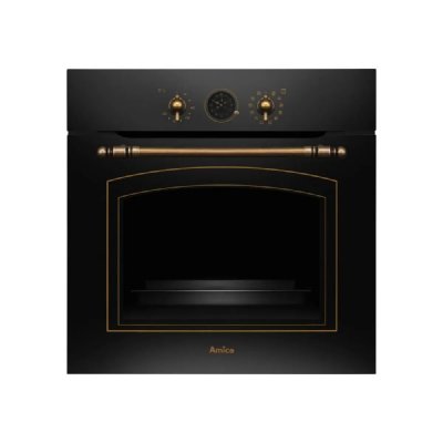 AMICA Four multifonction - Catalyse - - ED17319B RETRO - Noir - 59,5 x 59,5 x 57 cm