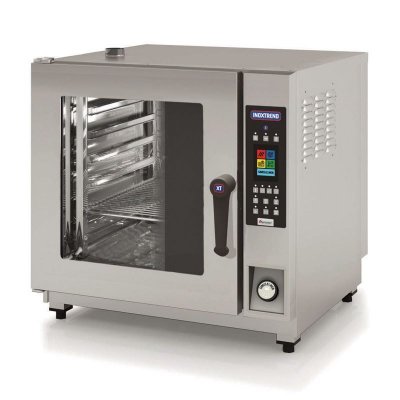  Four professionnel combin&eacute; Electrique xt Compact - Mixte &agrave; Injection Directe - 8,3 kW - Inoxtrend