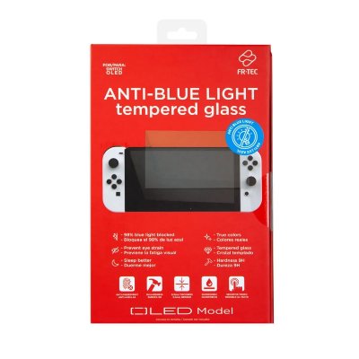 FR TEC Fr-Tec Switch Oled Anti Blue Light Protecteur D'&eacute;cran En Verre Tremp&eacute;