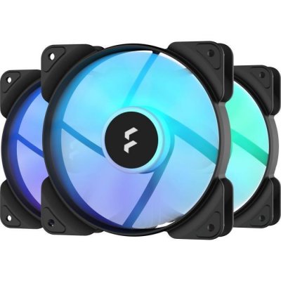 FRACTAL DESIGN  Aspect 12 RGB PWM Black Frame 3 Fan, Ventilateur de bo&icirc;tier