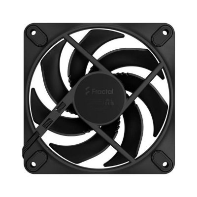 FRACTAL DESIGN  Momentum 12 Black, Ventilateur de bo&icirc;tier 