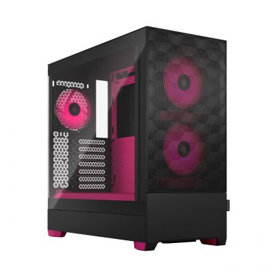FRACTAL DESIGN  Pop Air RGB Magenta Core Tempered Glass Clear Tint