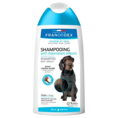FRANCODEX  - Shampoing Anti-Mauvaises Odeurs Pour Chien - 250ml