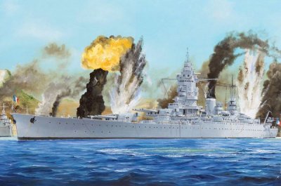  French Navy Dunkerque Battleship - 1:350e - Hobby Boss