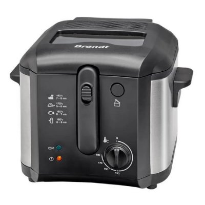 BRANDT Friteuse 2,5l 1600w Noir/Inox Fri30x