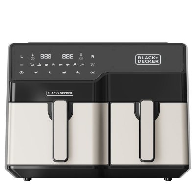 BLACK & DECKER Friteuse &agrave; air  es9730090b noir argent&eacute; 2500 w 