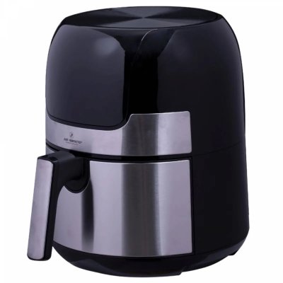 Friteuse &agrave; air chaud avec &eacute;cran tactile et plaque de grill Inox 1400W 3,5L Just Perfecto JL-23