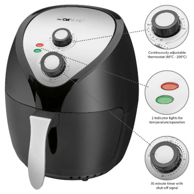 CLATRONIC Friteuse &agrave; air chaud  hot air fryer fr 3699 h