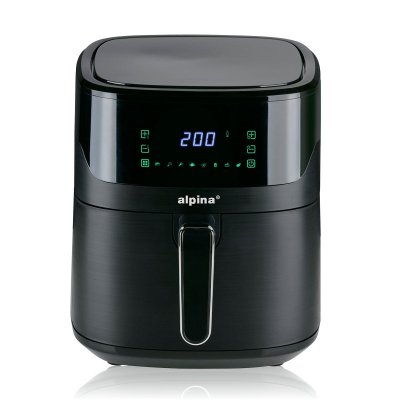 ALPINA friteuse &agrave; air chaud Noir Plastique H33.1xl28.7xL38.3cm 