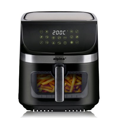 ALPINA friteuse &agrave; air chaud Noir Plastique H34xl32xL40.7cm 