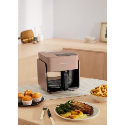 CREATE Friteuse &agrave; air -  - Studio Crystal - 42L - Cuiseur vapeur - &Eacute;cran tactile