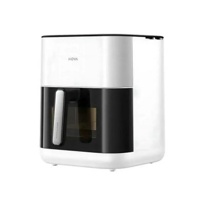 DREAME Friteuse &agrave; air  vff12a blanc noir argent&eacute; 1800 w 6 l 