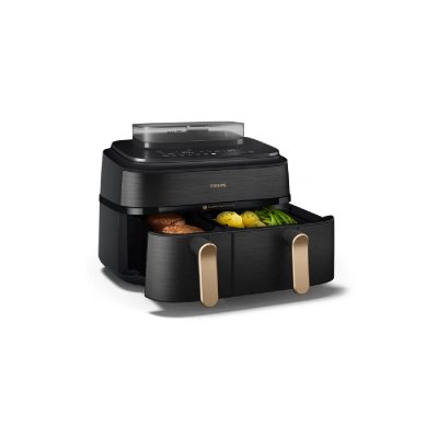 PHILIPS Friteuse &agrave; air  na55200 noir 2750 w 9 l 1,4 kg