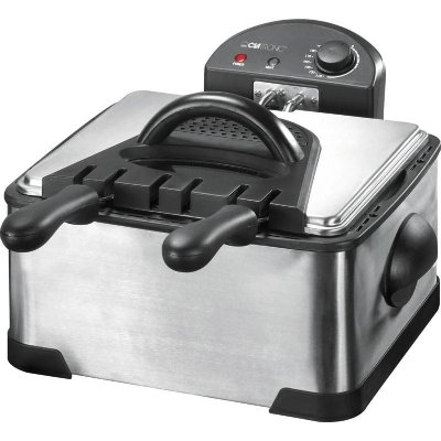 CLATRONIC Friteuse double  fr 3195 inox