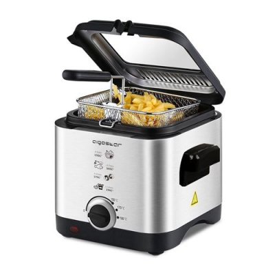 Friteuse &eacute;lectrique 1,5 litre 1000W acier inoxydable