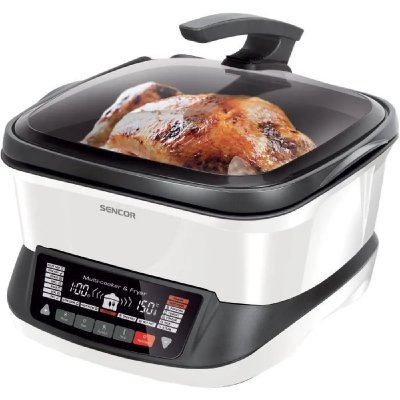 SENCOR Friteuse multifonctionnelle -  - SFR 9400WH - 1800 W - 4,8 L - Blanc 