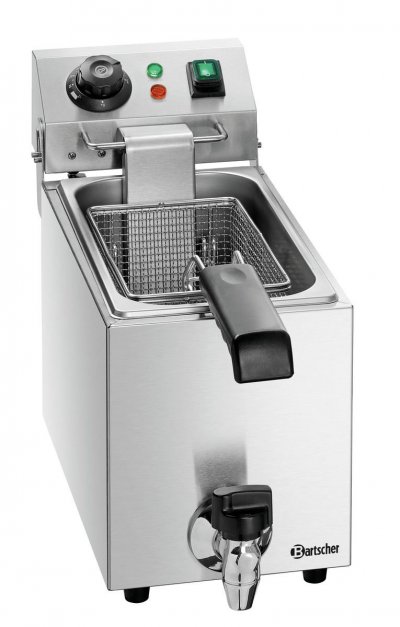 BARTSCHER Friteuse Professionnelle Snack I Plus - 2,5 Litres - - - Acier inoxydable2,5 200x530x340mm