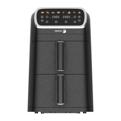 FAGOR Friteuse sans huile 2x4l 2600w noir - FG7503 - 