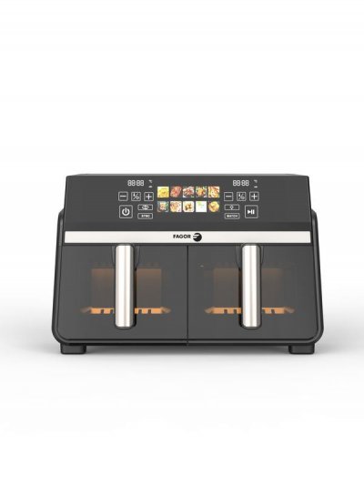 Friteuse sans huile 2x5l 2200w noir - Fagor - fg8633