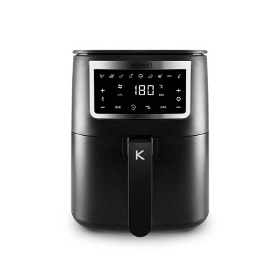 KITCHENCOOK Friteuse Sans Huile De 4l Noire Avec 8 Programmes Airmed4 Black De 
