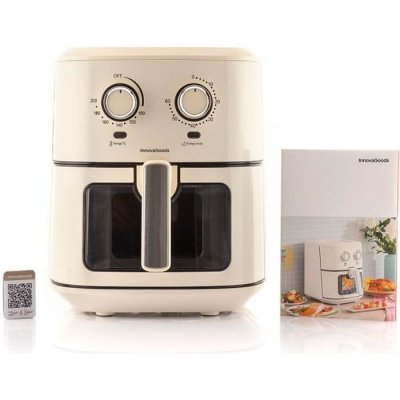 INNOVAGOODS Friteuse sans huile  vynner pro 6500 acier inoxydable cr&egrave;me 1700 w 6,5 l