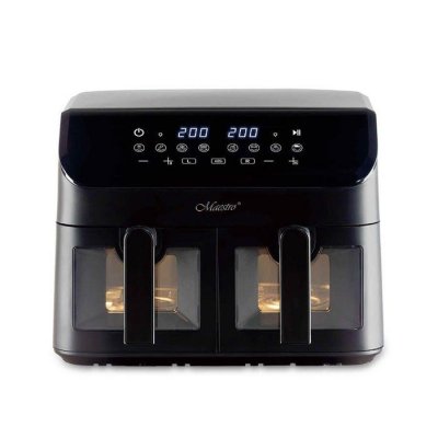 MAESTRO Friteuse Sans Huile  Mr-758 Deux Paniers 4,5 L Noir