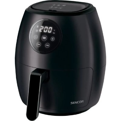 SENCOR Friteuse SFR 5030BK 3.5L 1300W 70dB Arr&ecirc;t Automatique Programmable Plastique Noir