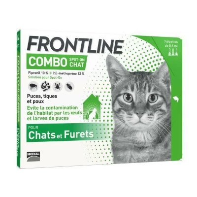 FRONTLINE  Combo Pour Chat 3 Pipettes