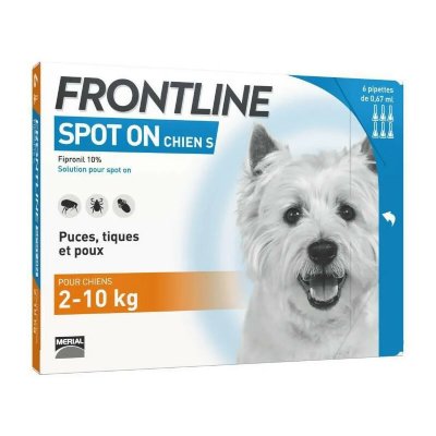 FRONTLINE  Spot On chien 2-10kg - 6 pipettes