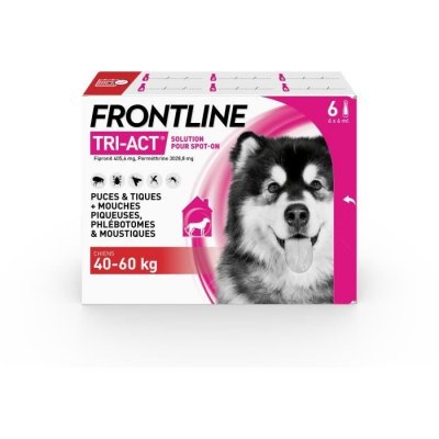 FRONTLINE  TRI-ACT 40-60kg - 6 pipettes