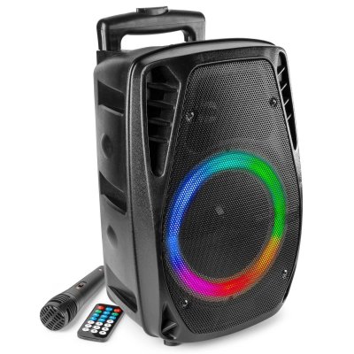 FENTON Ft8led-mk2 - Enceinte Sono Portable Avec Batterie Et Leds Int&eacute;gr&eacute;es