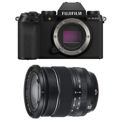 FUJIFILM  appareil photo hybride x-s20 noir + 16-80mm