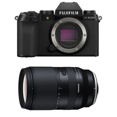 FUJIFILM  appareil photo hybride x-s20 noir + tamron 18-300mm